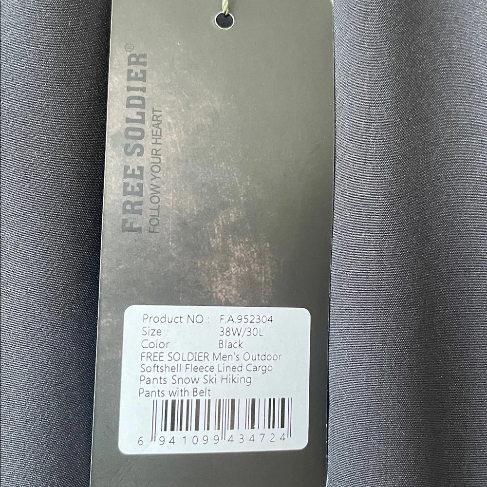 Free Soldier Softshell Fleece-Lined Cargo Pants - Picture 14 of 16